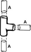 Cornat Cu-Soldeer T-Stuk 15Mm (10St) - T563015 - thumbnail