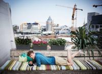 Elho loft urban trough balkonbak 50 antraciet - thumbnail