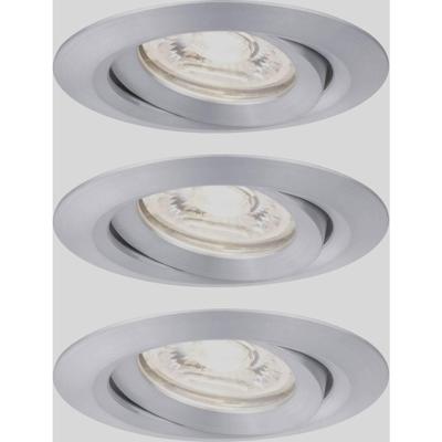 Paulmann 94297 EBL Nova mini Coin LED-inbouwlamp Set van 3 stuks LED LED vast ingebouwd 4 W Aluminium