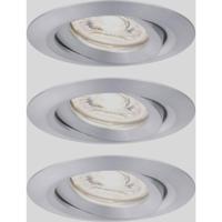 Paulmann 94297 EBL Nova mini Coin LED-inbouwlamp Set van 3 stuks LED LED vast ingebouwd 4 W Aluminium - thumbnail