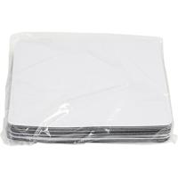 Muismat, afm 20x24 cm, wit, 12 stuk/ 1 doos - thumbnail