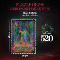 Clementoni Stranger Things Metamorphic Art Collection puzzel Demogorgon - 520 stukjes - thumbnail