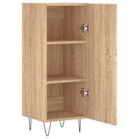 Dressoir 34,5x34x90 cm bewerkt hout sonoma eiken - thumbnail