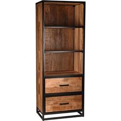 LABEL51 Boekkast Tampa - Rough - Mangohout LABEL51 Boekkast Tampa - Rough - Mangohout