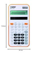 Citizen FI-ECO30OR Calculator Fiamo ECO 30 OR Wit-oranje - thumbnail