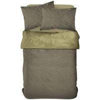 Dekbedovertrek David - groen - 200x200/220 cm - Leen Bakker - thumbnail