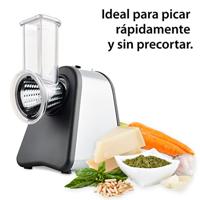 Elektrische rasp - ADE - KEUKENGEREEDSCHAP - 4 rasptypes - RVS/Kunststof - 29,2 x 21,3 x 25 cm - thumbnail