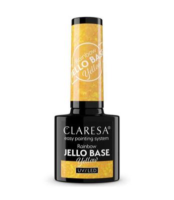 Claresa rainbow jello base coat yellow 5ml