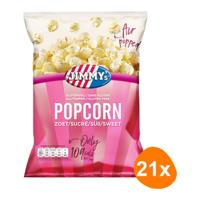 Jimmy's popcorn zoet mini bag (21x 27gr) - thumbnail
