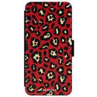 iPhone XR flipcase - Luipaard rood - thumbnail