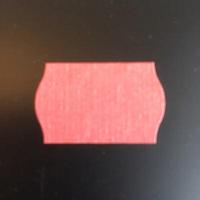 Etiket 2616 licht-rood perm 2-slit golf - thumbnail