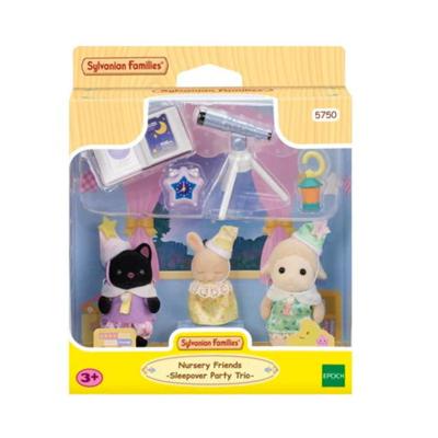 Sylvanian Families Trio peutervriendjes pyjama party