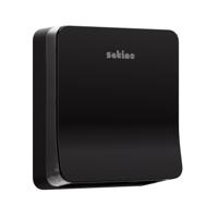 Handdoekdispenser Satino PT2 Hyginity S zwart 333413 - thumbnail