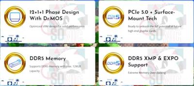 Moederbord Intel Asrock B760M PG Sonic WiFi