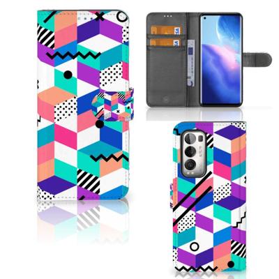 OPPO Find X3 Neo 5G | Book Case | Blokken Kleurrijk