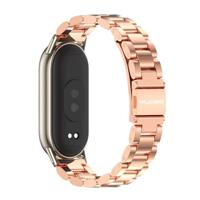 Stalen schakelband - Rosé goud - Xiaomi Smart Band 8 / 9 / 10 - thumbnail