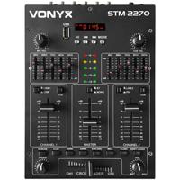 Vonyx STM2270 4-kanaals mixer met effecten, BT, SD, USB & MP3 - thumbnail