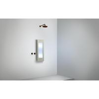 Sunshower Round Small Plus infrarood en UV licht opbouw incl. wandbeugel 95x33x12cm Sand White S0600-S0106-SML0700 - thumbnail