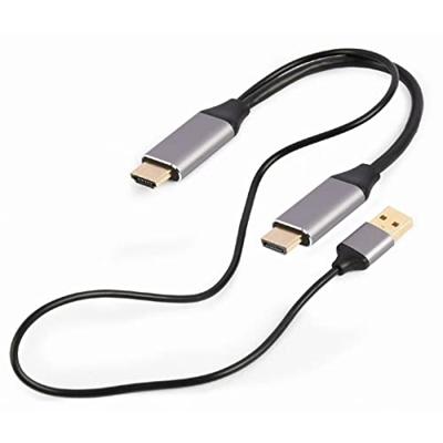 Actieve 4K HDMI naar DisplayPort-adapter, zwart