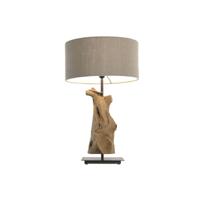Bureaulamp Home ESPRIT Zwart Beige Natuurlijk 50 W 220 V - thumbnail
