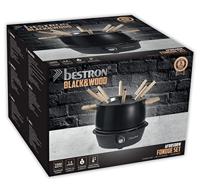 Bestron AFD850BW Fondueset Zwart/Hout - thumbnail