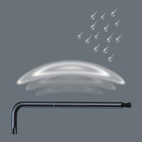 Wera 967 PKL TORX® Stiftsleutel, BlackLaser, TX 20 - 1 stuk(s) - 05024202001 - thumbnail