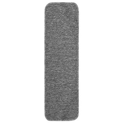 VidaXL Trapmatten 15 st anti-slip rechthoekig 75x20 cm grijs