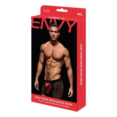 Heren Boxer Shorts Envy Zwart M/L