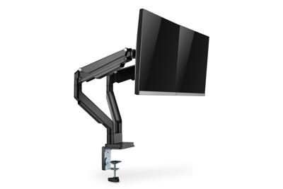 Digitus DA-90395 Monitor-tafelbeugel Aantal monteerbare displays: 2 Display(s) 38,1 cm (15) - 81,3 cm (32) Zwart Draaibaar, In hoogte verstelbaar, Kantelbaar,