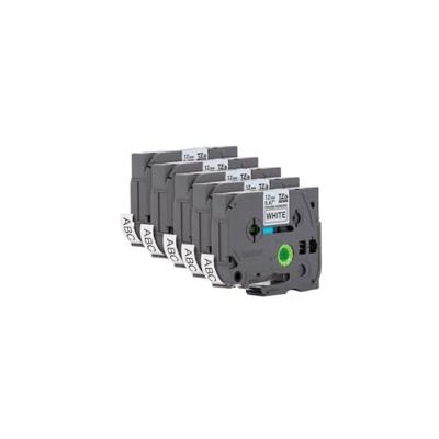 Brother TZE-231M5 labelprinter-tape Zwart op wit
