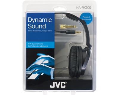 JVC HA-RX500-E Hoofdtelefoon Zwart - thumbnail