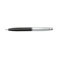 Sheaffer SF-E2931351 Balpen 100 Glossy Black Barrel Brushed Chrome Cap Nickel Plated - thumbnail