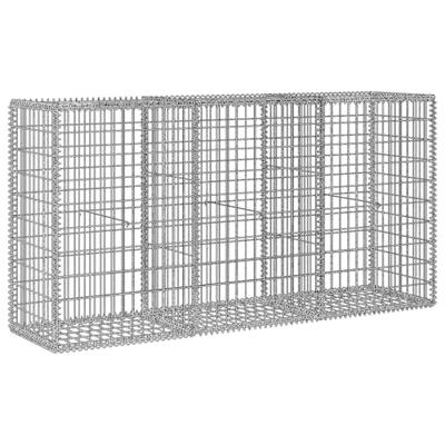 Gabion mand 200x50x100 cm gegalvaniseerd staal - thumbnail