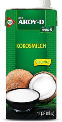 Aroy-D - Kokosmelk 17% vet - 1 ltr