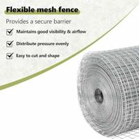 VidaXL Hek met paal zilver 1 x 10 m staal - thumbnail