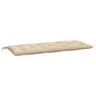 vidaXL Tuinbankkussen 120x50x7 cm stof beige