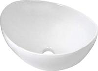 Plieger Keramische Opbouw Waskom Scale Ovaal 39X32X17.5 cm - Glans Wit - thumbnail