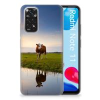 Xiaomi Redmi 10 | Redmi Note 11 4G | TPU Hoesje | Koe - thumbnail