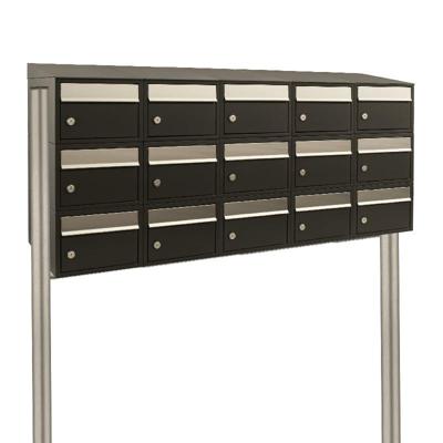 Stoer! Brickset 5-Breed, 3-Hoog Met Dak Op Statief Zwart - 40215070_5x3ds