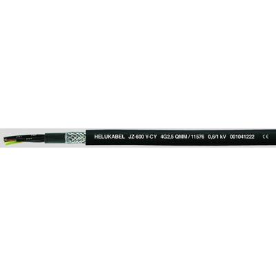 HELU JZ-600-Y-CY Stuurstroomkabel 4 G 0.75 mm² Zwart 11491-1000 1000 m