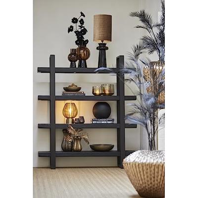 Light & Living Tafellamp 'Suneko' 34cm hoog, kleur Antiek Brons