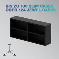 Glorious CD Box 180 CD meubel, zwart - thumbnail