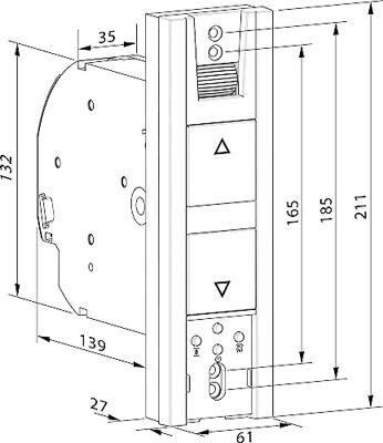 HOMEPILOT 10112345 RolloTron pure Elektrische bandopwinder 23 mm Trekkracht (max.) 45 kg Inbouw (in muur) HOMEPILOT 10112345 RolloTron pure Elektrische bandopwinder 23 mm Trekkracht (max.) 45 kg Inbouw (in muur)