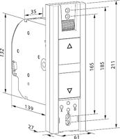HOMEPILOT 10112345 RolloTron pure Elektrische bandopwinder 23 mm Trekkracht (max.) 45 kg Inbouw (in muur) - thumbnail