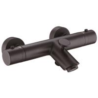 Sanimar Lugano Bad En Douchethermostaat Compleet Zwart - thumbnail