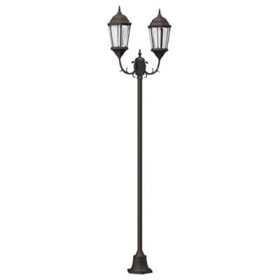 Tuin Lantaarnpaal Brons Aluminium en Glas