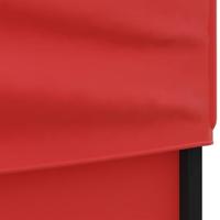 Partytent inklapbaar met Mesh zijwanden 3x6 m rood - thumbnail