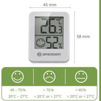 BRESSER ClimaTemp Hygro Indicator Set van 6 Thermo-/Hygrometers (wit) - thumbnail