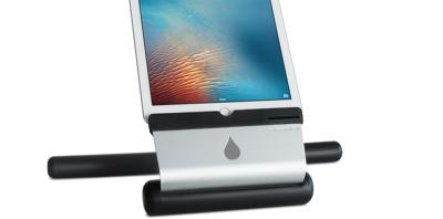 Rain Design iRest standaard voor Apple iPad en tablet zilver, kan ook op een bank - stoel worden gebruikt