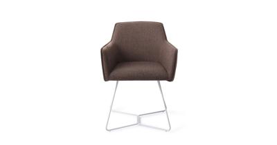 Jesper Home Eetkamerstoel 'Hofu' Beehive White, kleur Potters Clay